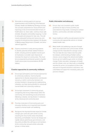 Australian Bushfire Climate Plan