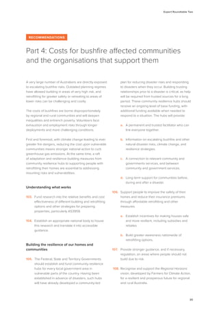 Australian Bushfire Climate Plan