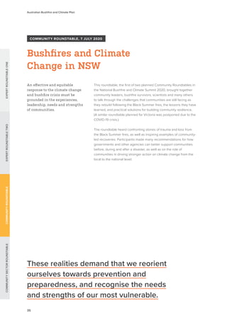 Australian Bushfire Climate Plan