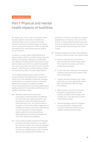 Australian Bushfire Climate Plan