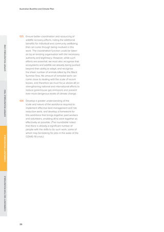 Australian Bushfire Climate Plan