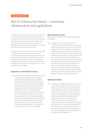 Australian Bushfire Climate Plan