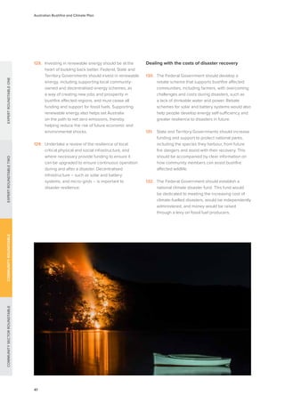 Australian Bushfire Climate Plan