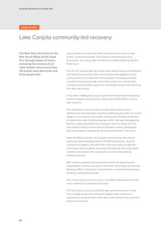 Australian Bushfire Climate Plan