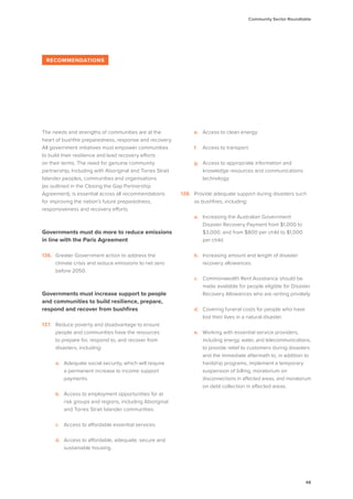 Australian Bushfire Climate Plan