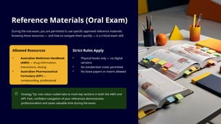 Comprehensive Guide to Australian Intern Pharmacist Exams 2026 | PPTX