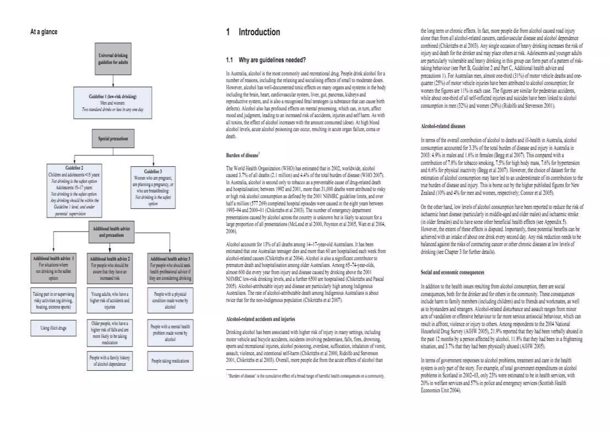 Australian alcohol guidelines for low risk drinking PPT