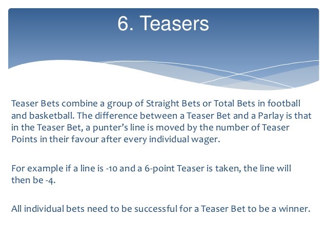 What is teaser bet