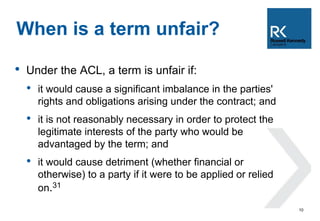 Australian Consumer Law | PPTX