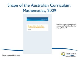 Australian Math Feature Australian curriculum maths | PPT