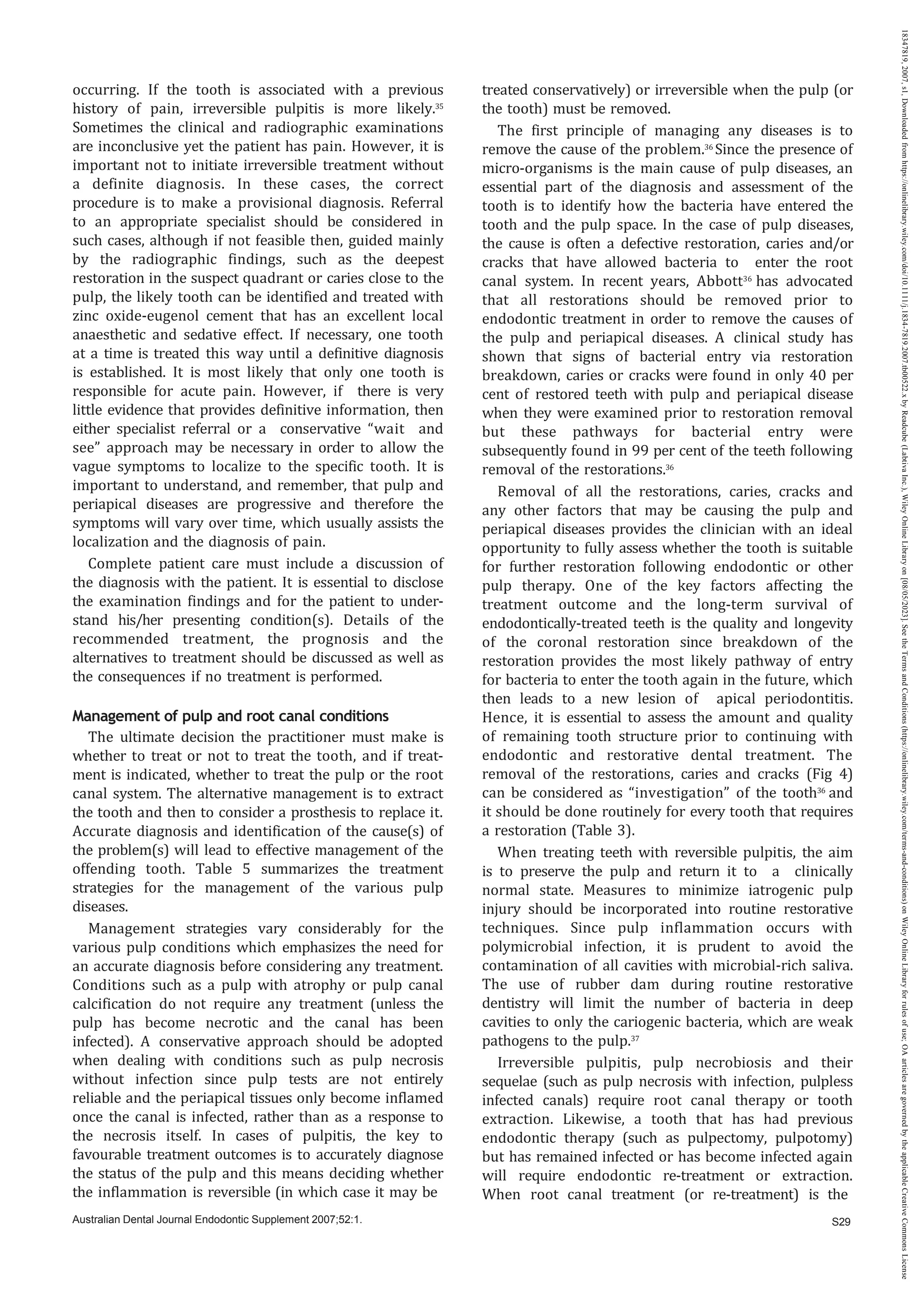 Australian Dental Journal - 2008 - Abbott - A clinical classification ...
