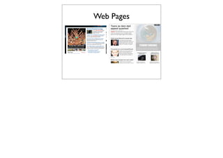 Web Pages
 