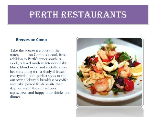 Como South Perth Restaurants Como South Perth Restaurants
