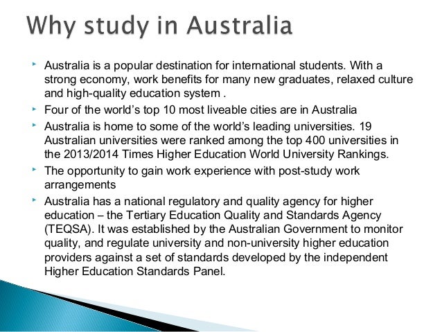 Study abroad personal statement australia