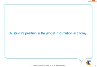 Australia’s position in the global information economy27