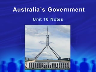 Australia’s Government Unit 10 Notes 