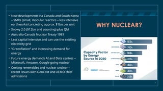 Australia’s Nuclear Future: Plan B for our energy needs | PPTX