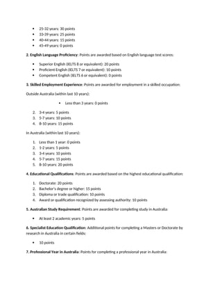 Australia's Skilled Migration An In-Depth Guide to Points and Visa ...