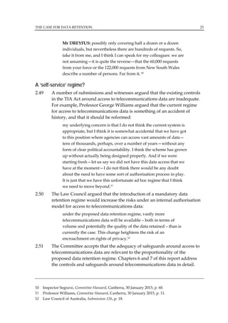 Australia telecomm data interception retention report | PDF