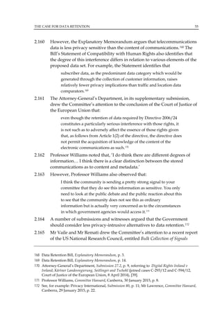 Australia telecomm data interception retention report | PDF