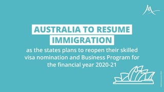  Australia makes a strong comeback amidst pandemic!! Opens up its doors for immigrants!!
