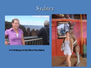 Sydney Im Hintergrund die Blue Mountains 