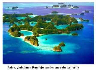   Palau ,  globojama Ramiojo vandenyno salų teritorija   