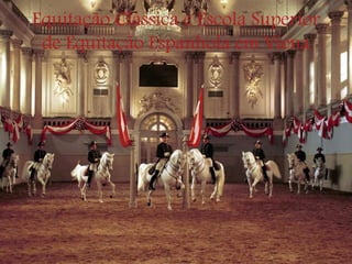 Equitação Clássica e Escola Superior
de Equitação Espanhola em Viena
 