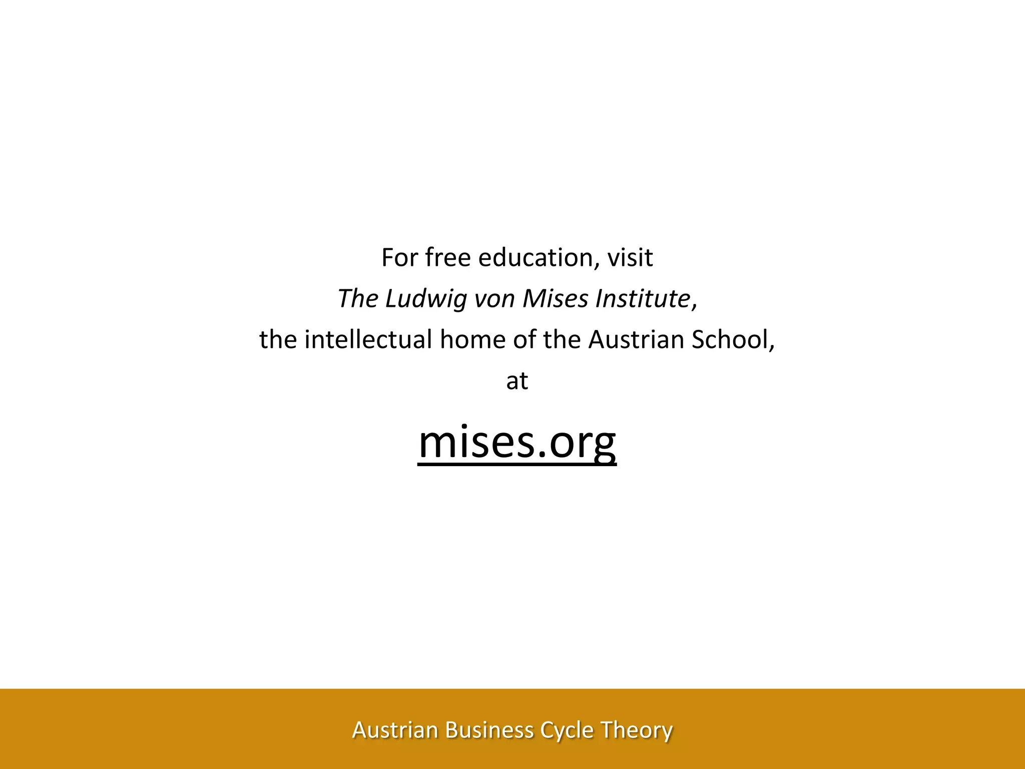 Government Interventions to “Help The Economy”: Almost none The recession was severe, but short.  Within 18 months, the economy had recovered.  The Great Depression, 1929-1946From 1921 to 1929, the central bank increased the money supply by 63%.