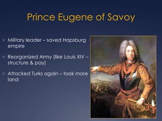 Austrian, Prussian  & Russian Absolutism