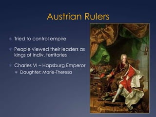 Austrian, Prussian  & Russian Absolutism