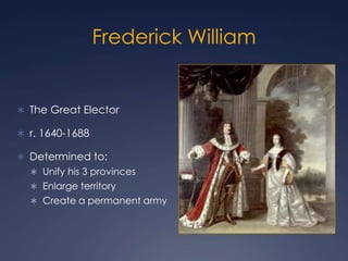 Austrian, Prussian  & Russian Absolutism