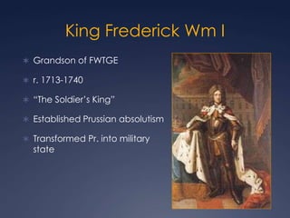 Austrian, Prussian  & Russian Absolutism