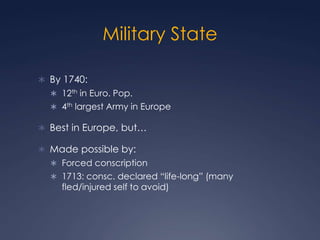 Austrian, Prussian  & Russian Absolutism