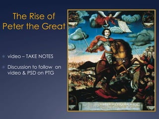 Austrian, Prussian  & Russian Absolutism