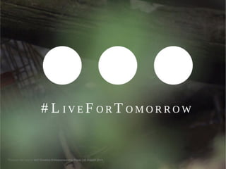 Workshop overview:
•	 What is Social Change?
•	 How can Communication create Social
Change?
•	 Case Studies: NZ Overview
•	 Case Studies: Curative examples
•	 [ WORKSHOP EXERCISE ]
•	 How great leaders inspire action: Start with
Why.
•	 In Summary
•	 Any Questions?
Prepared with care for AUT Creative Entrepreneurship Paper | 22 August 2014
 