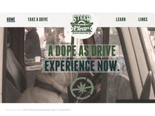 Prepared with care for AUT Creative Entrepreneurship Paper | 22 August 2014
 