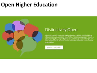 Open Higher Education
 