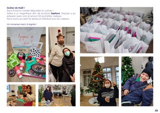 38
Goûter de Noël !
Nous finissons l’année déguisées en Lutines !
Grâce à un magnifique don de produits Sephora, l’équipe ...
