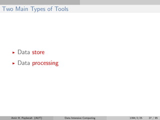 Data Intensive Computing Frameworks | PDF