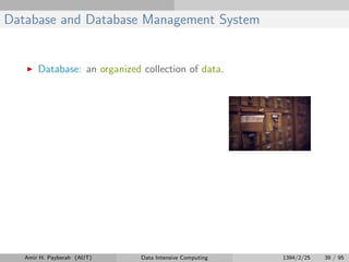 Data Intensive Computing Frameworks | PDF
