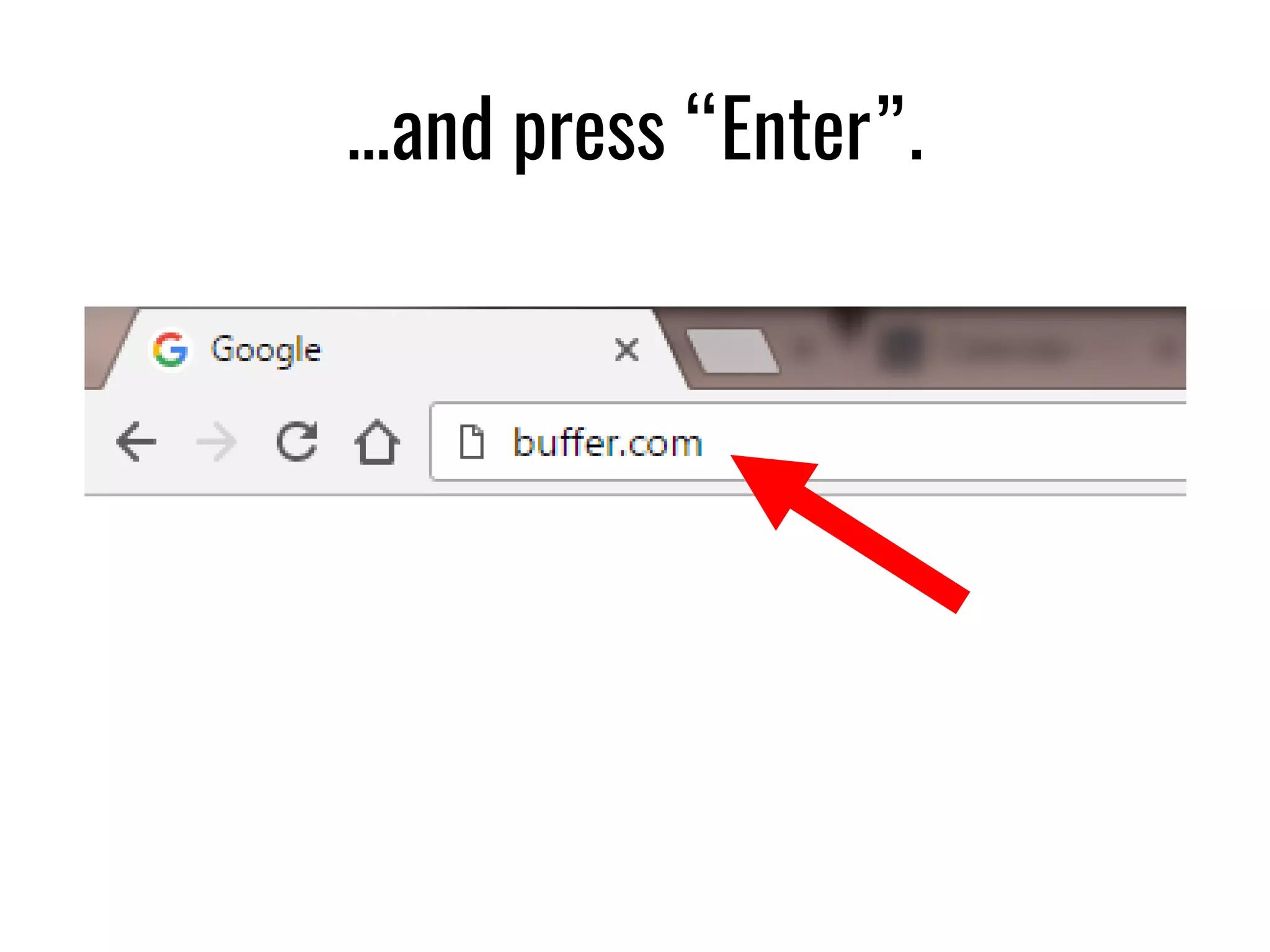 …and press “Enter”.
 