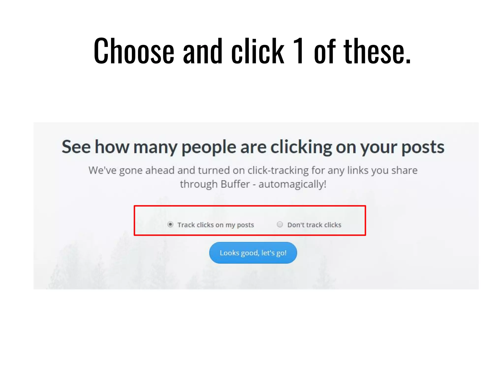 Choose and click 1 of these.
 
