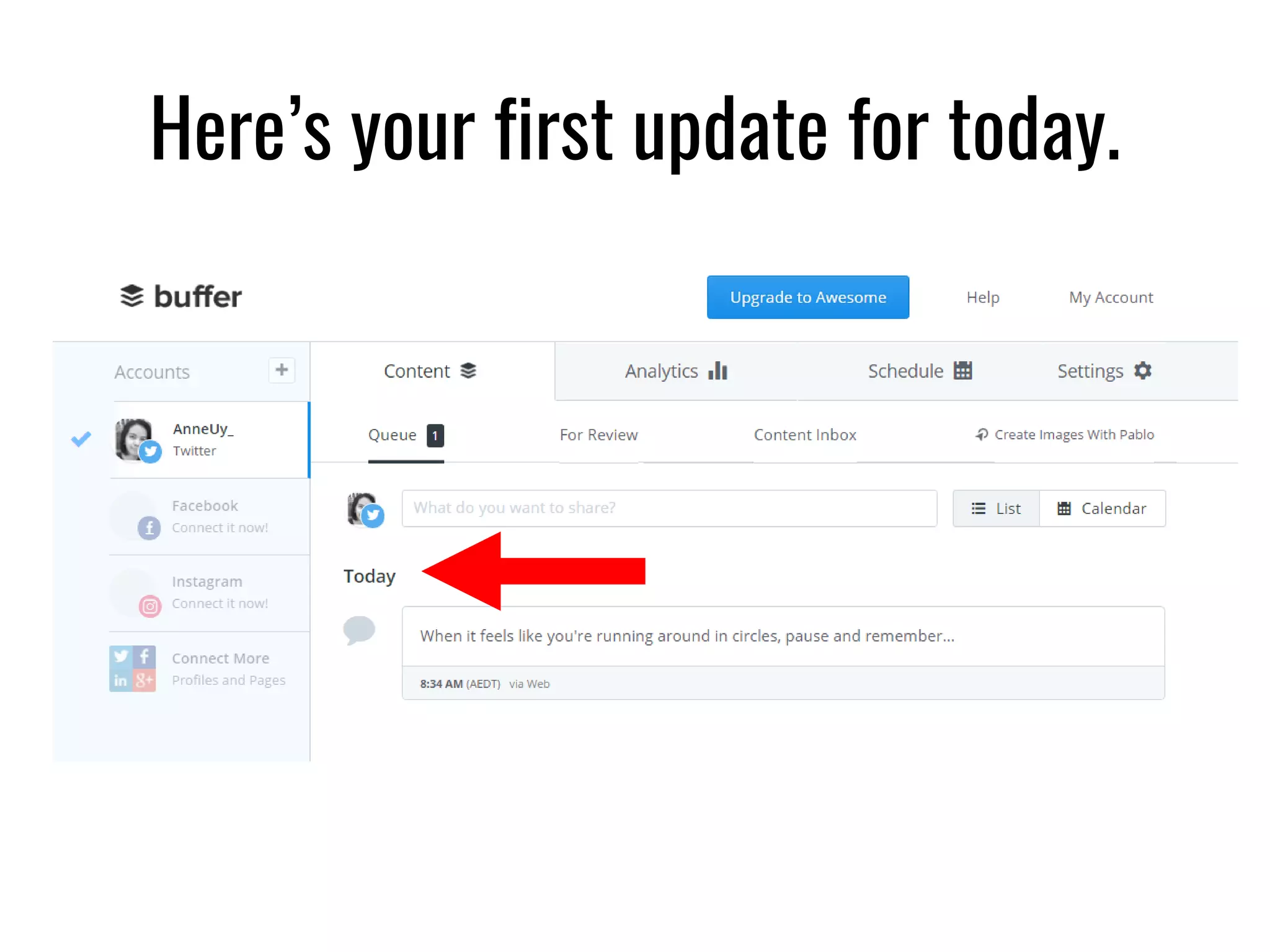 Here’s your first update for today.
 