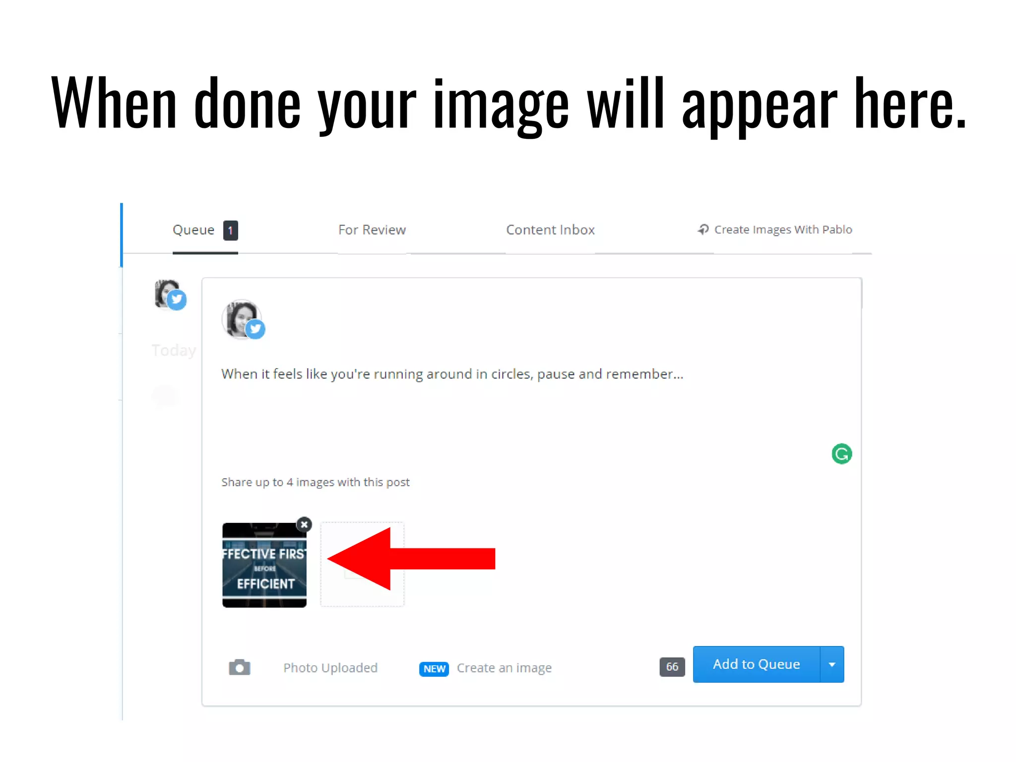 When done your image will appear here.
 