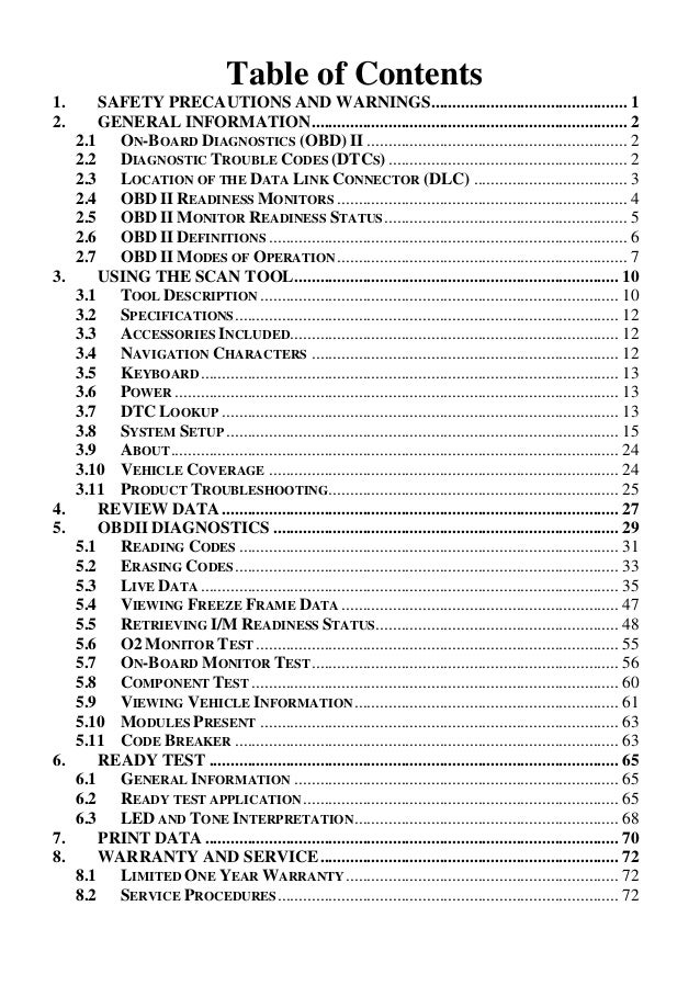 Autel Autolink Al519 User Manual