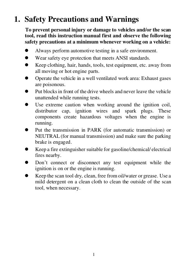 Autel Autolink Al519 User Manual