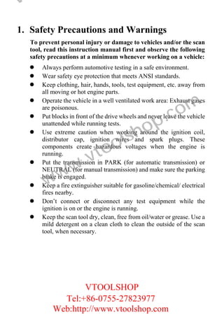 Tips for Using The Maxiscan MS509 VtoolShop PDF