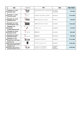 AUTEL（オーテル）IA900WA 関連製品価格表