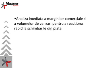 Analiza imediata a marginilor comerciale si a volumelor de vanzari pentru a reactiona rapid la schimbarile din piata 
